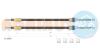 Трос гальмівний SMART Fortwo(2 pcs)R LH-RH  "0,8-1,0 "07>> ADRIAUTO 27.0265.1 (фото 1)