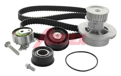 К-кт ГРМ (ремень + 3 ролика + помпа + крепление) Opel Astra G,Corsa C 1.4/1.6 98- AIRTEX WPK144602