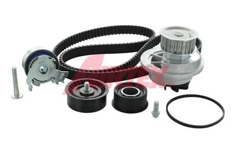 К-кт ГРМ OPEL (помпа + ремень + 3 ролика + крепеж) Astra G, Vectra B/C 95- AIRTEX WPK167601