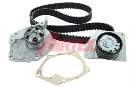 RENAULT К-кт ГРМ (помпа з прокл. + ремінь + ролик) GRAND SCENIC III 1.9 dCi 09-, MEGANE CC 1.9 dCi 10-, SUZUKI GRAND VITARA II 1.9 DDiS 05-15 AIRTEX WPK196001