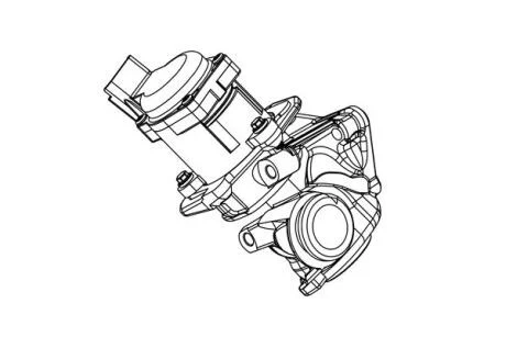 Клапан системи рециркуляції ВГ AISIN EGRAZ7001