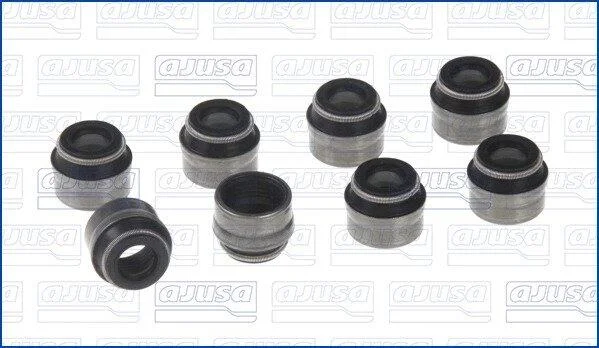 FIAT К-т сальників клапанів (8шт.) ALBEA 1.3 01-12, PANDA (141) 900 92-96, SEAT, LANCIA AJUSA 57000800 (фото 1)
