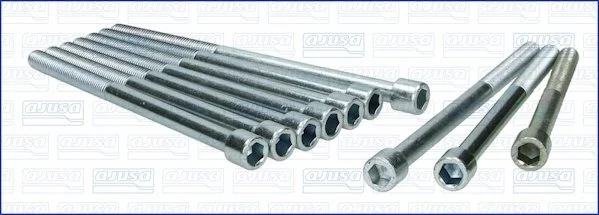 Комплект болтів з головкою системи TORX з чорного металу AJUSA 81006100 (фото 1)