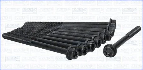 FORD К-кт болтів гбц C-Max,Focus II,III,Galaxy,Mondeo III,IV,V,Transit 1.8/2.3 AJUSA 81035200