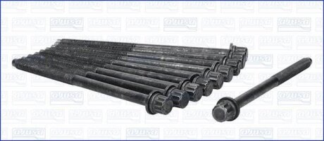 Комплект болтів з головкою системи TORX з чорного металу AJUSA 81041700