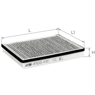 Фільтр салону ALPHA FILTER AF5010A