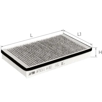 Фільтр салону ALPHA FILTER AF5011A