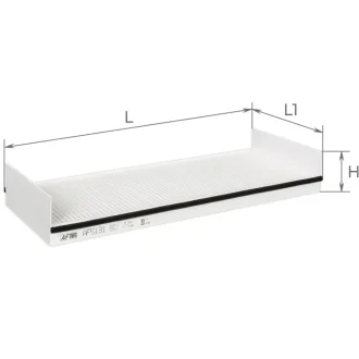 ALPHA MAN фільтр повітряний салону TG 310A-510 ALPHA FILTER AF5131