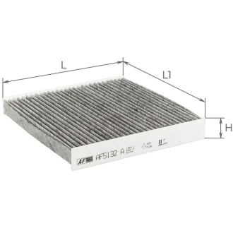 Фільтр салону ALPHA FILTER AF5132A