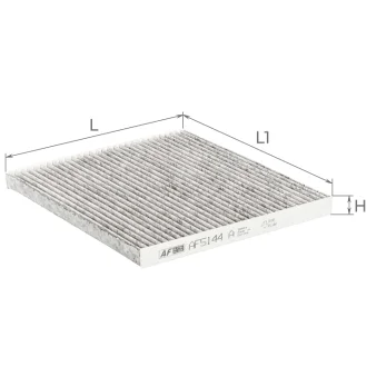 ALPHA VOLVO фільтр салону (вугілля) S40/V40 95- ALPHA FILTER AF5144A