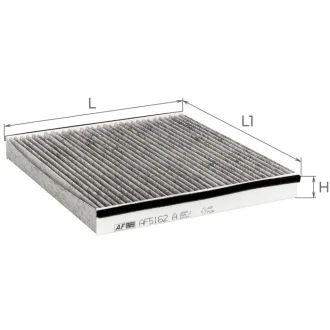 Фільтр салону ALPHA FILTER AF5162A