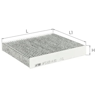 Фільтр салону ALPHA FILTER AF5169A