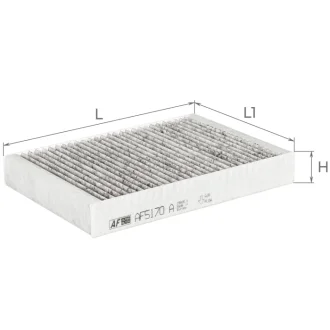 ALPHA DB фільтр салону (вугілля) Vito 109,111, 114, 116, 119 CDI 14- ALPHA FILTER AF5170A