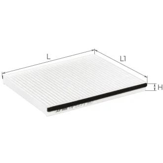 ALPHA FIAT фільтр салону Stilo 01-, Bravo 07- ALPHA FILTER AF5171