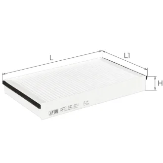 ALPHA FIAT фільтр повітряний салону MULTIPLA 98- ALPHA FILTER AF5185