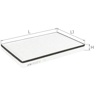 ALPHA DB фільтр салону W168 A-klasse 97-04, Vaneo 02- ALPHA FILTER AF5187