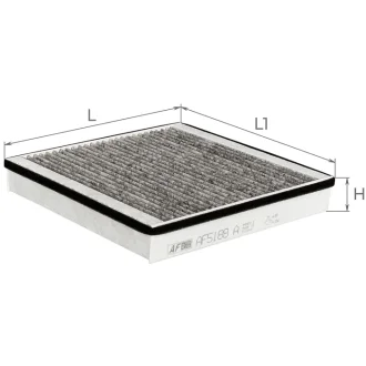 ALPHA DB фільтр салону (вугілля) Smart 98- ALPHA FILTER AF5188A