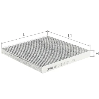 Фільтр салону ALPHA FILTER AF5189A