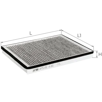 Фільтр салону ALPHA FILTER AF5191A