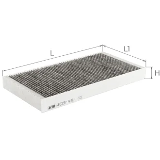 ALPHA DB фільтр салону (вугілля) R172 SLK/SLC ALPHA FILTER AF5197A