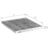 ALPHA TOYOTA фільтр салону вугільний Lexus DS/ IS/ RX ALPHA FILTER AF5275A (фото 1)