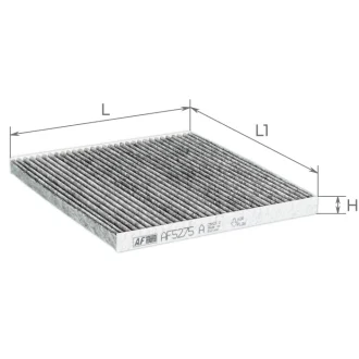 ALPHA TOYOTA фільтр салону вугільний Lexus DS/ IS/ RX ALPHA FILTER AF5275A