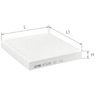 ALPHA HONDA фільтр повітря салону eNS1, M-NV ALPHA FILTER AF5286