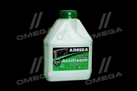 Антифриз Аляска ANTIFREEZE-40 зелений (Каністра 1л) АЛЯSКА 5063