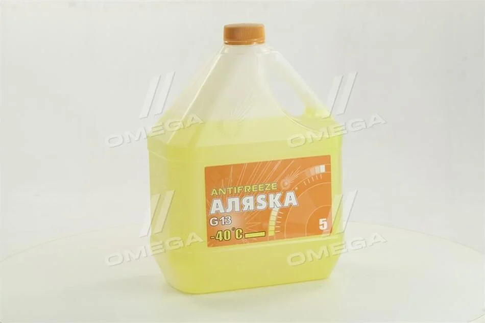 Антифриз Аляска ANTIFREEZE-40 жовтий (Каністра 5л) АЛЯSКА 5370 (фото 1)