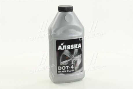 Рідина гальм. DOT4 Аляска (срібло) 390г АЛЯSКА 5437