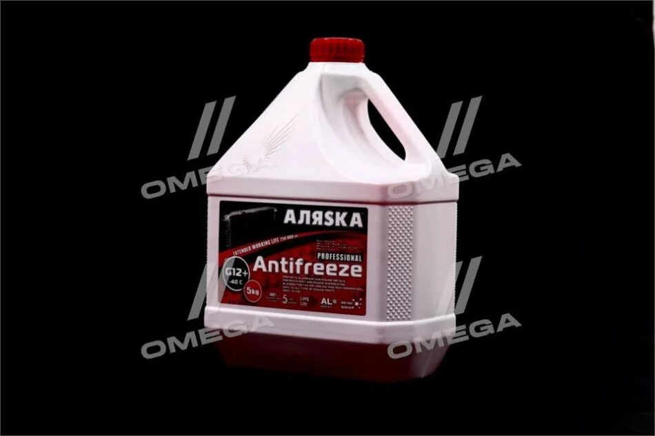 Антифриз Аляска ANTIFREEZE-40 червоний (Каністра 5л) АЛЯSКА 5527 (фото 1)