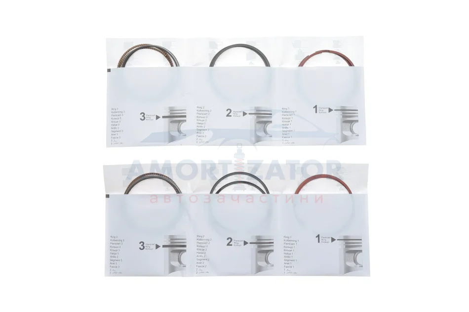 Поршневі кільця PR-CHE-49-1405-000-SET AMP PRCHE491405000SET (фото 1)