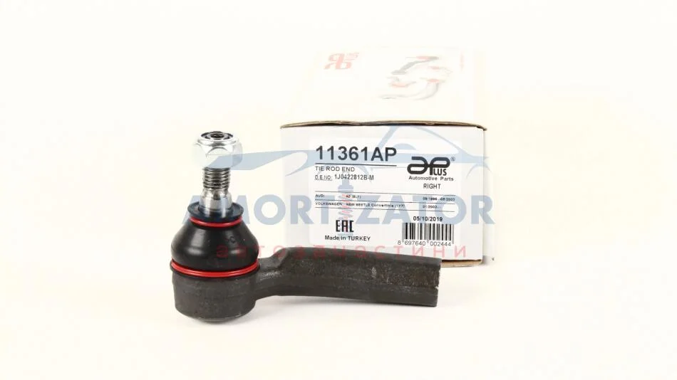 Наконечник правий L 94MM VAG Bora 98-05/Golf IV/A2 00-05, A3 96- /SEAT Leon 99-,Toledo II 99-06/ Octavia 97- APlus 11361AP (фото 1)
