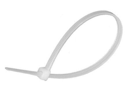 Стяжка кабельна 4.6х200 бІла APRO CT-W46200