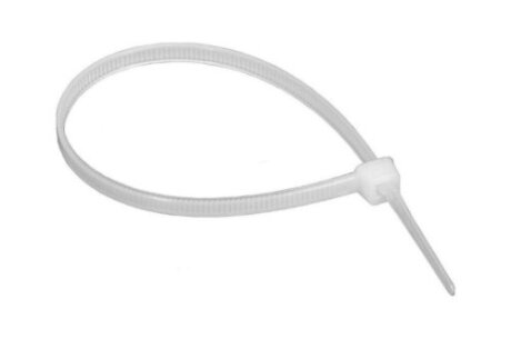 Стяжка кабельна багаторазова 5х200 бІла APRO STM-W5200