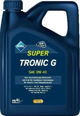 Aral SuperTronic G 0W-40 4Lx4 ARAL 15F45E (фото 1)
