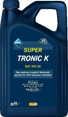 Aral SuperTronic K 5W-30 5Lx4 ARAL 15F477 (фото 1)