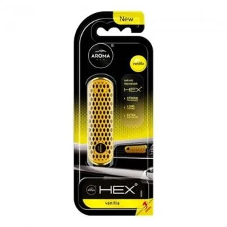 Ароматизатор на дефлектор Aroma Car HEX 10g - VANILLA AROMA 83577