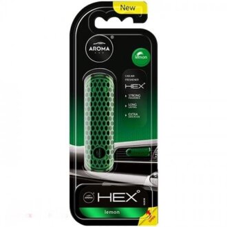 Ароматизатор на дефлектор Car HEX 10g - LEMON (11шт) AROMA 83579