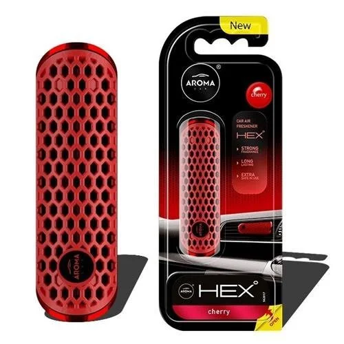 Ароматизатор на дефлектор Aroma Car HEX 10g - CHERRY AROMA 83580 (фото 1)
