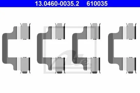 Комплект монтажний колодок ATE 13.04600035.2
