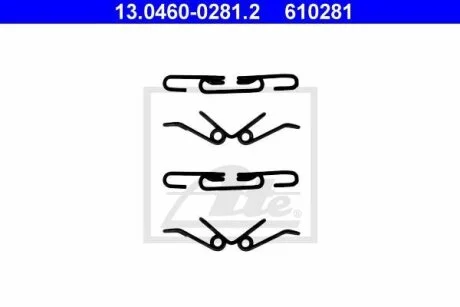 Комплект монтажний колодок ATE 13.04600281.2