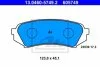 Комплект гальмівних колодок задн, LEXUS LX TOYOTA LAND CRUISER, LAND CRUISER 100 4.2D/4.7 01.98-03.08 ATE 13046057492 (фото 1)