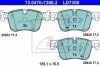 Керамічні гальмівні колодки передн, CITROEN C4 GRAND PICASSO II, C4 PICASSO II, C4 SPACETOURER, GRAND C4 SPACETOURER OPEL GRANDLAND / GRANDLAND X PEUGEOT 308, 308 II 1.2-2.0D 02.13- ATE 13047073002 (фото 1)