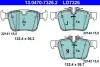 Комплект гальмівних колодок з 4 шт. дисків ATE 13.04707326.2 (фото 1)