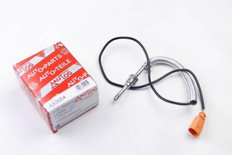 Датчик температури вихлопних газів (після DPF) AUDI A3, TT SEAT ALTEA, ALTEA XL, LEON, TOLEDO III SKODA OCTAVIA II, SUPERB II, YETI VW BEETLE, EOS, GOLF PLUS V, GOLF V 1.6D/1.9D/2.0D 05.03-07.18 AUTLOG AS3054