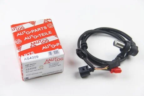 Датчик ABS передн Лів/Прав AUDI A4 B5, A6 C5 SKODA SUPERB I VW PASSAT B5, PASSAT B5.5 1.6-4.0 11.94-03.08 AUTLOG AS4009
