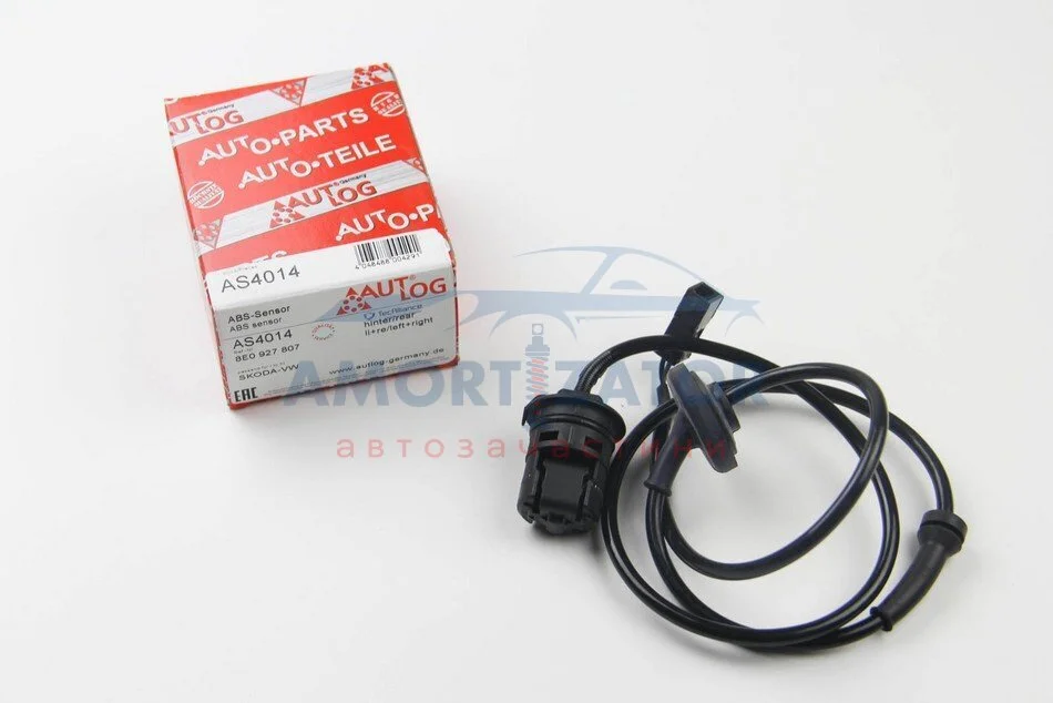 Датчик ABS передн Лів/Прав SKODA SUPERB I VW PASSAT B5, PASSAT B5.5 1.6-4.0 08.96-03.08 AUTLOG AS4014 (фото 1)
