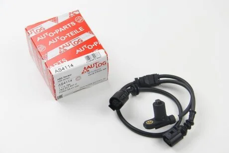 Датчик ABS передн Лів FORD GALAXY I SEAT ALHAMBRA VW SHARAN 1.8-2.8 03.95-03.10 AUTLOG AS4114