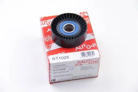 Відвідний/напрямний ролик, поліклиновий ремінь AUTLOG RT1026